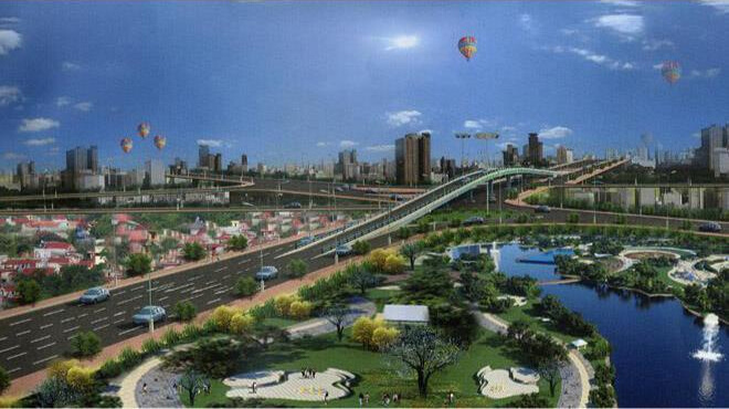 Steel Overpass Investment Project at Hang Xanh Intersection