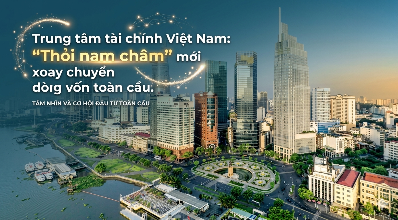 Trung tâm tài chính Việt Nam: “Thỏi nam châm” mới xoay chuyển dòng vốn toàn cầu