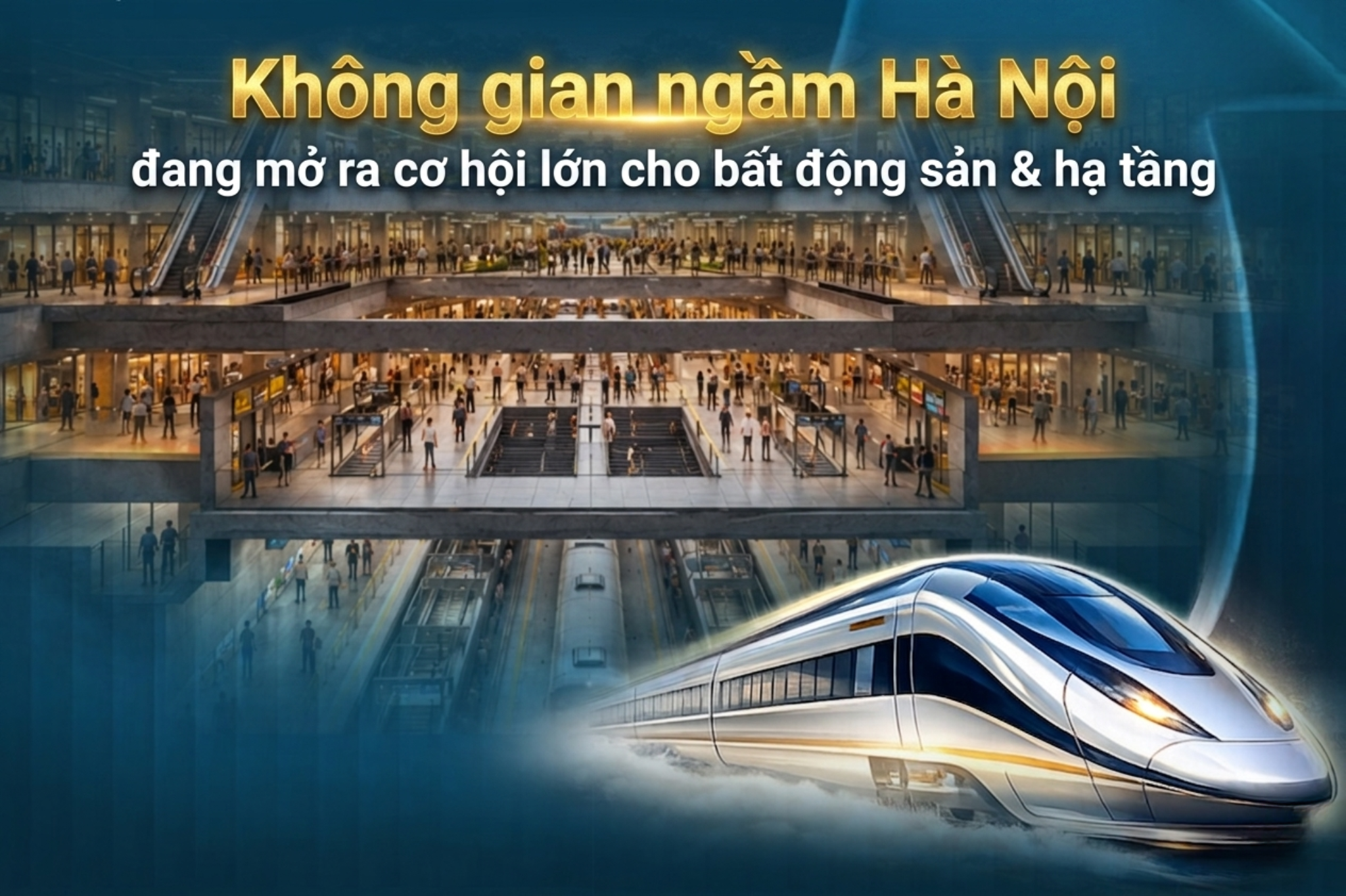 Không gian ngầm Hà Nội đang mở ra cơ hội lớn cho bất động sản & hạ tầng